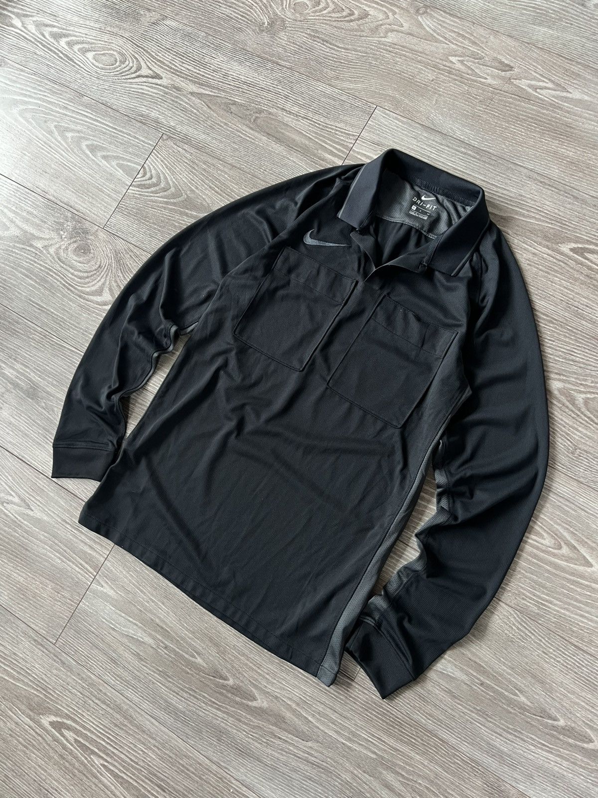 Nike Nike Dri-Fit Referee LS Jersey Long sleeve Knit Swoosh Logo Size US S / EU 44-46 / 1 - 6 Thumbnail