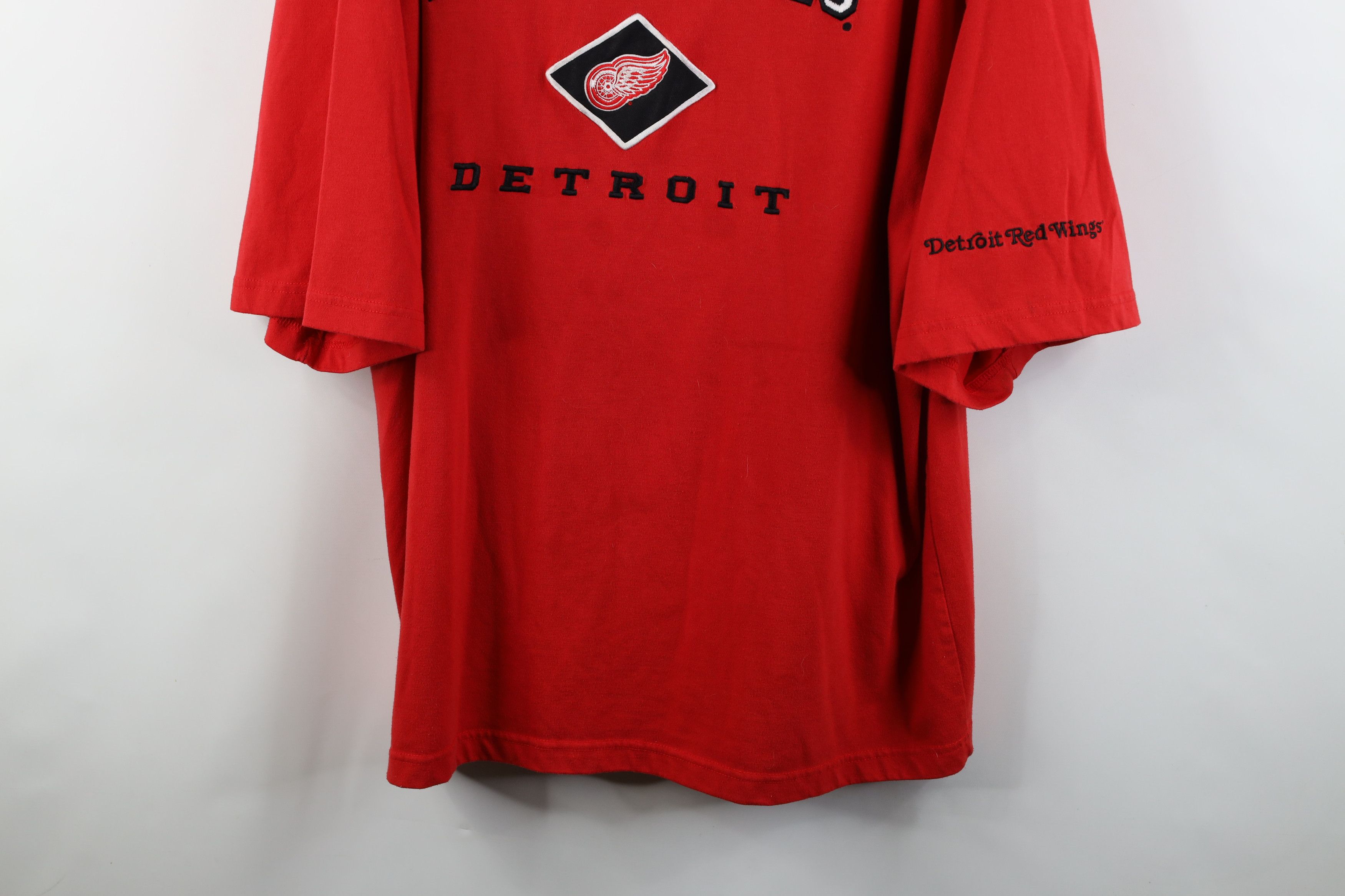 Vintage Vintage 90s Cut Off Detroit Red Wings Hockey Jersey T-Shirt Size US XXL / EU 58 / 5 - 3 Thumbnail