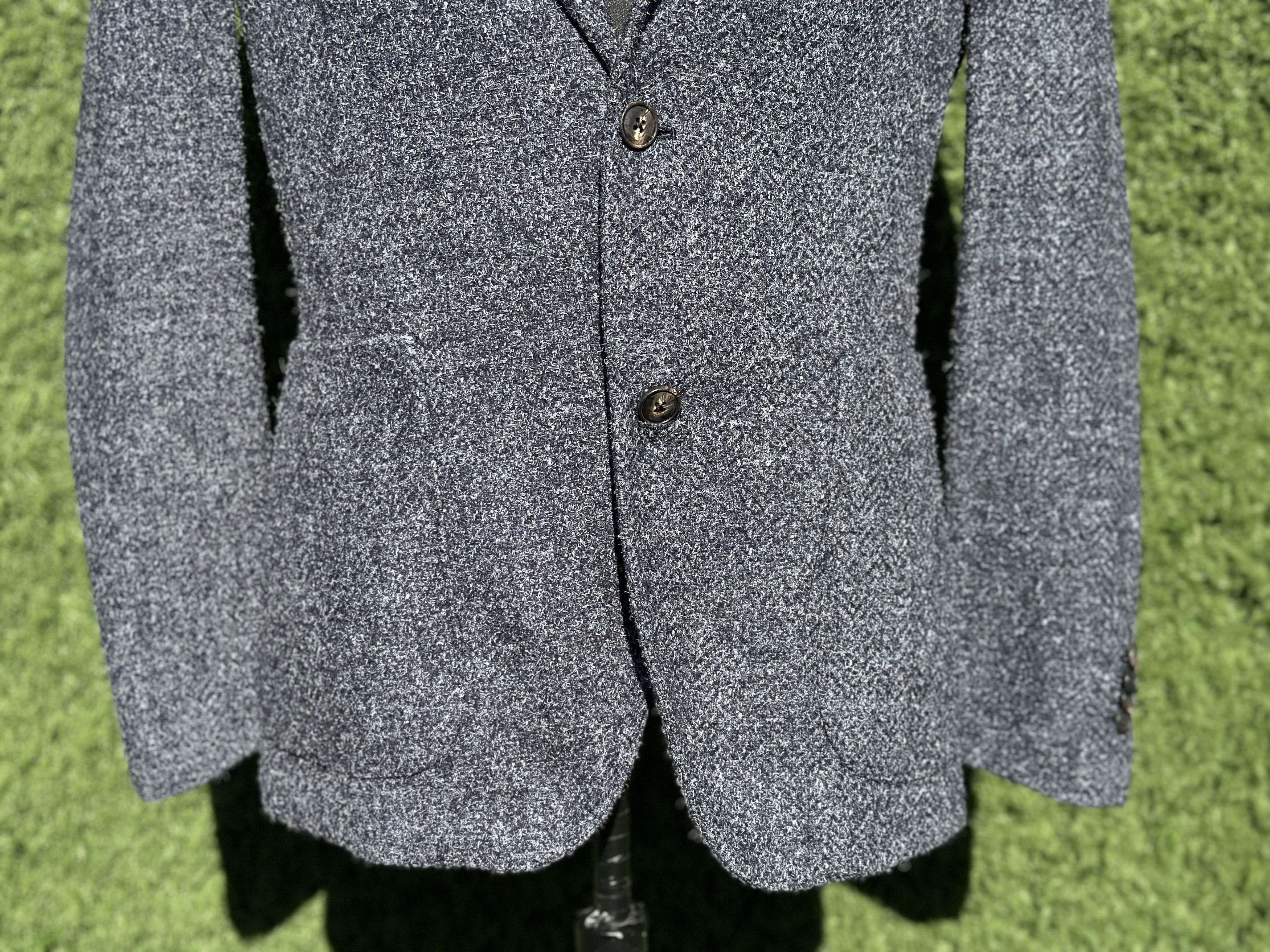 Boglioli Boglioli K-Jacket Bouclé Tweed 2 Button Patch Pockets 48R Size 48R - 10 Thumbnail
