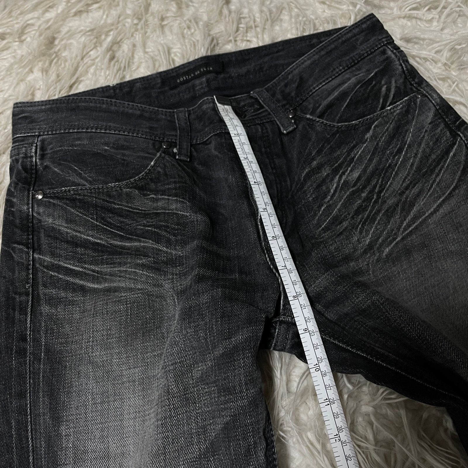 GOSTAR DE FUGA × Tornado Mart × Vintage GOSTAR DE FUGA Vintage Clawmark Low-rise Bootcut Denim Jeans Size 30" / US 8 / IT 44 - 17 Thumbnail