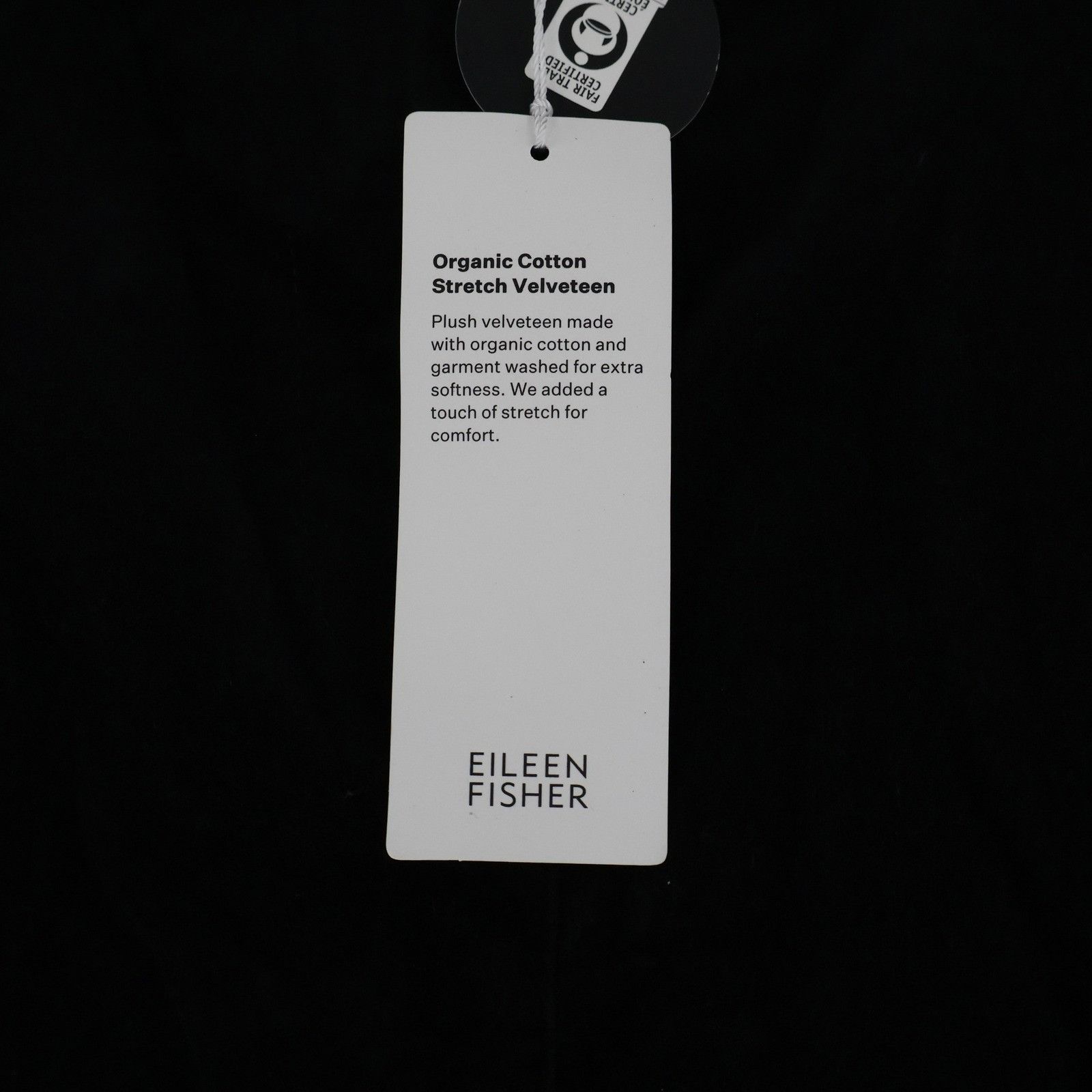 Eileen Fisher Eileen Fisher Velveteen Wide Leg Ankle Pants Womens XL Black Size 37" - 9 Thumbnail