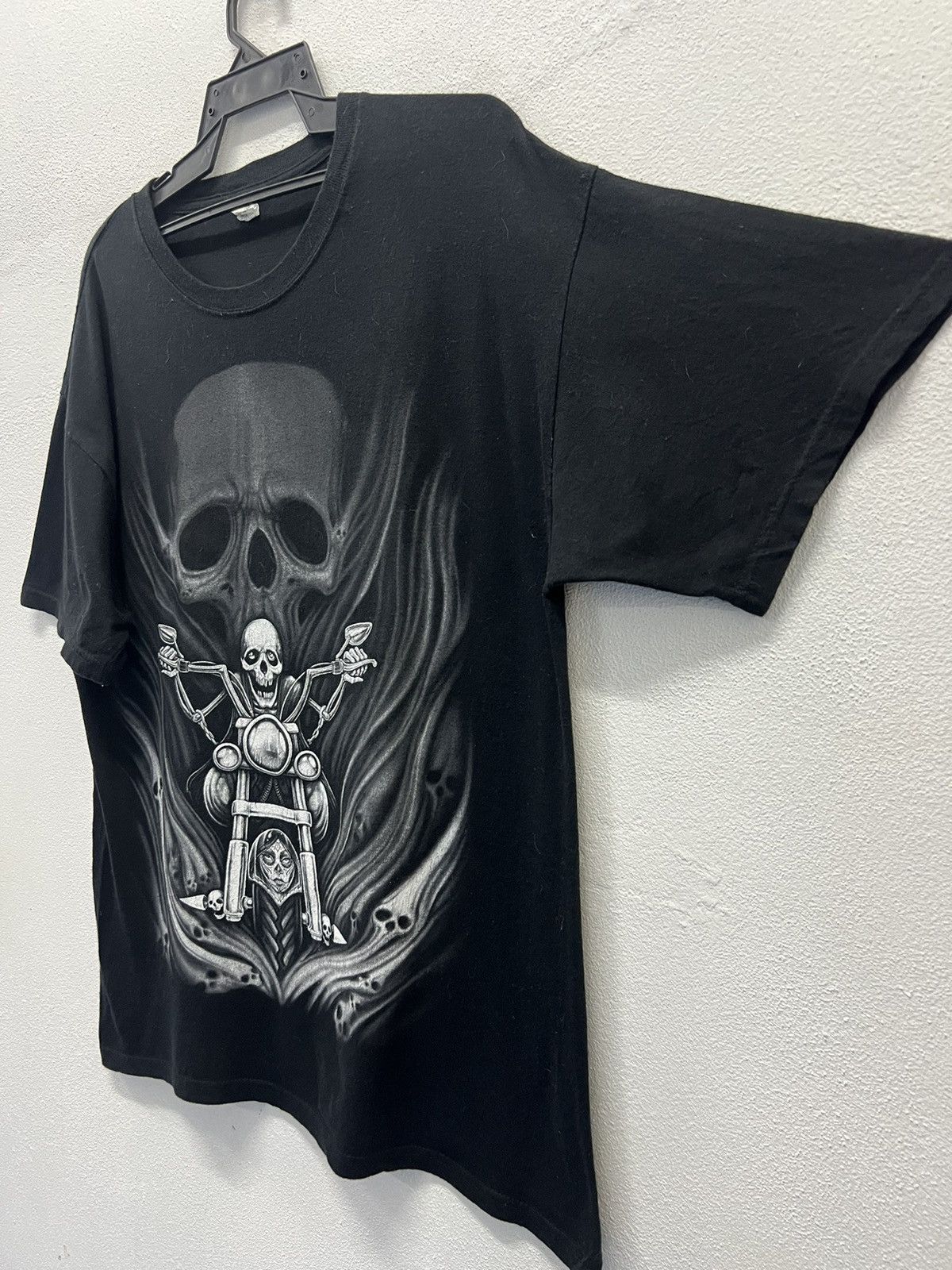 Japanese Brand × Vintage VINTAGE KEYA USA SKULL BIKER SHIRT Size US L / EU 52-54 / 3 - 4 Thumbnail