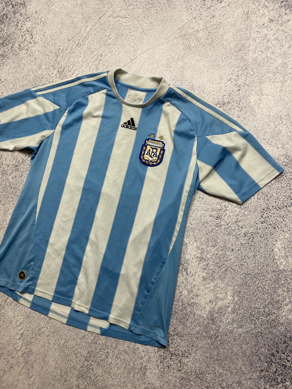 Adidas × Vintage Argentina Adidas 2010 World Cup Football Home Jersey Size US L / EU 52-54 / 3 - 2 Thumbnail