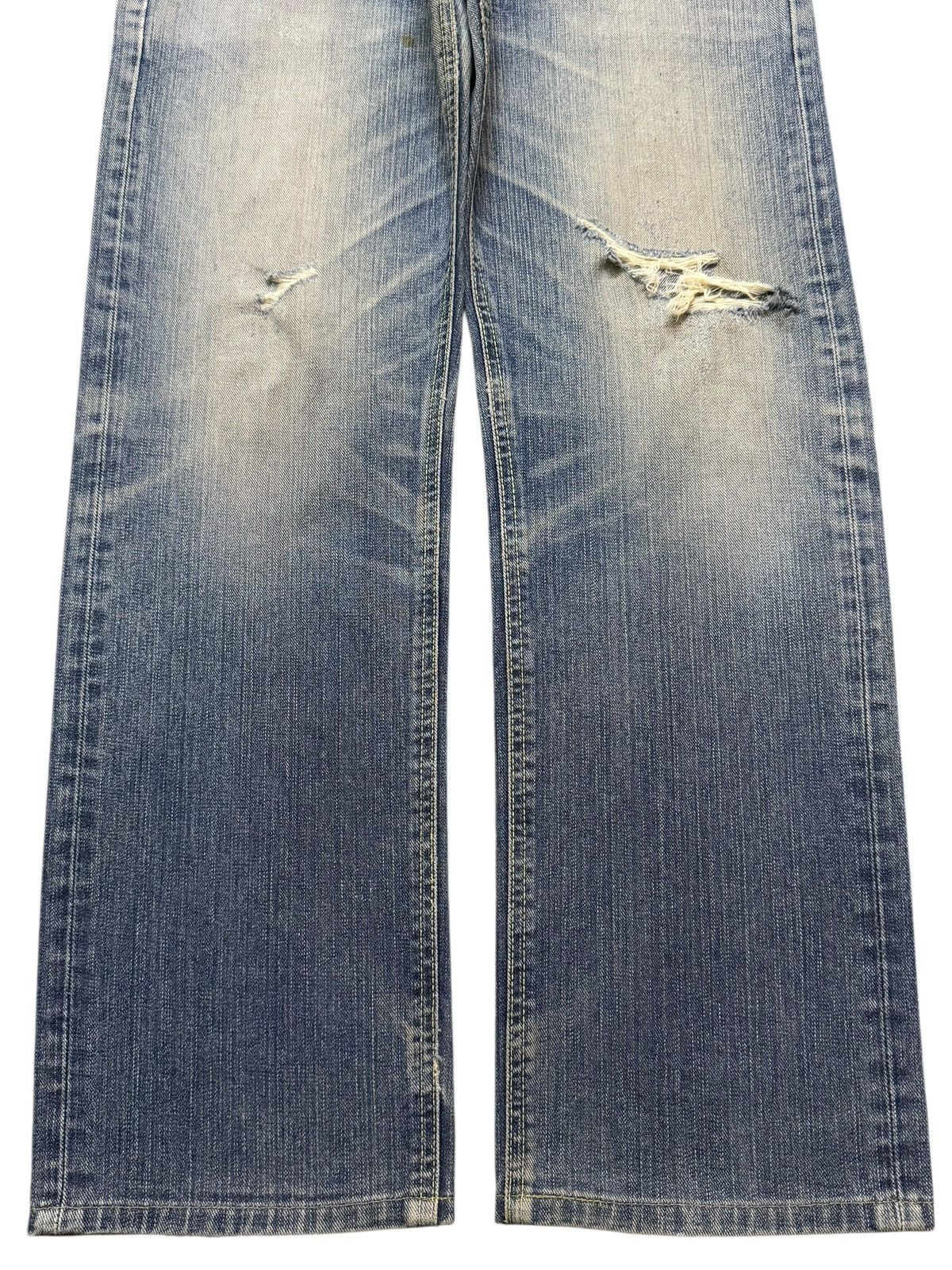 Lee Vintage 90s Lee Riders Gold Label Blue Faded Wash Distress Size US 31 - 7 Thumbnail