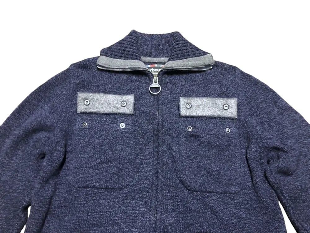 Barbour Archive🔥Barbour International Motorcycle Knit Wool Jacket Size US M / EU 48-50 / 2 - 8 Thumbnail