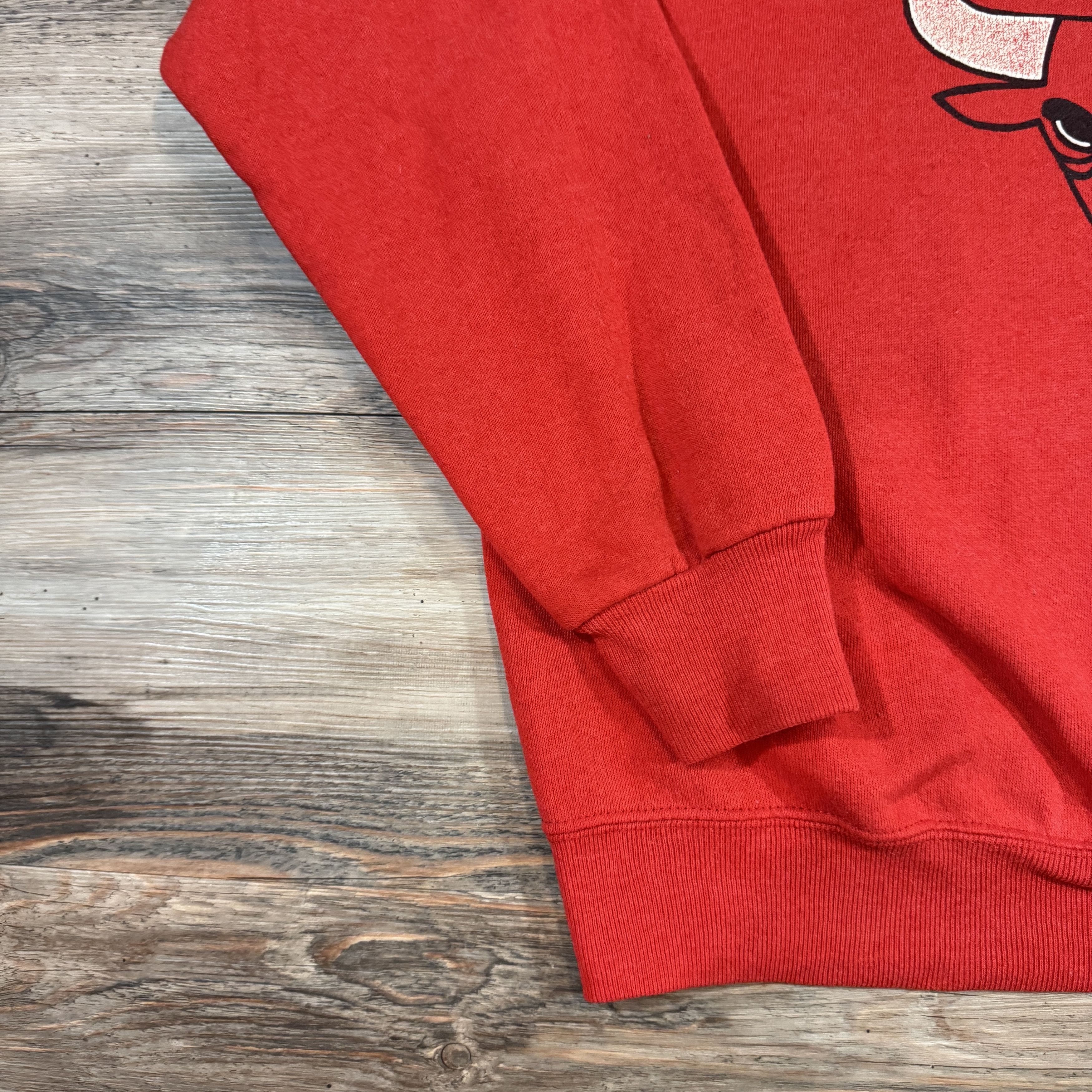 NBA × Vintage 80s Vintage CHICAGO BULLS Crewneck Raglan Sweatshirt Jordan Size US M / EU 48-50 / 2 - 4 Thumbnail