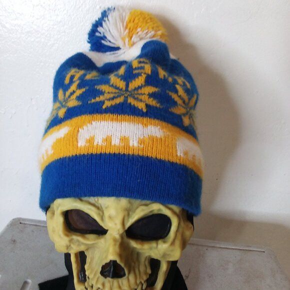 Vintage Vintage Alaska Polar Bears Winter Beanie Pom Hat Size ONE SIZE - 1 Thumbnail