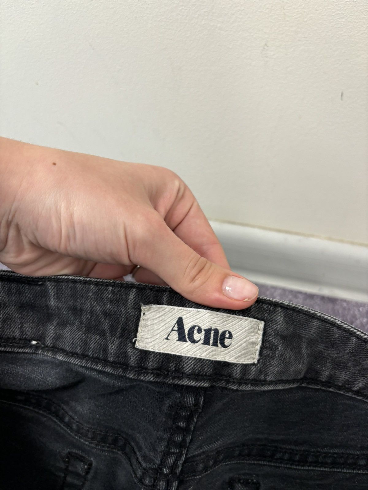 Acne Studios Acne Studios Hex Cash Slim Fit Gray Luxury Denim Jeans Size US 29 - 9 Thumbnail