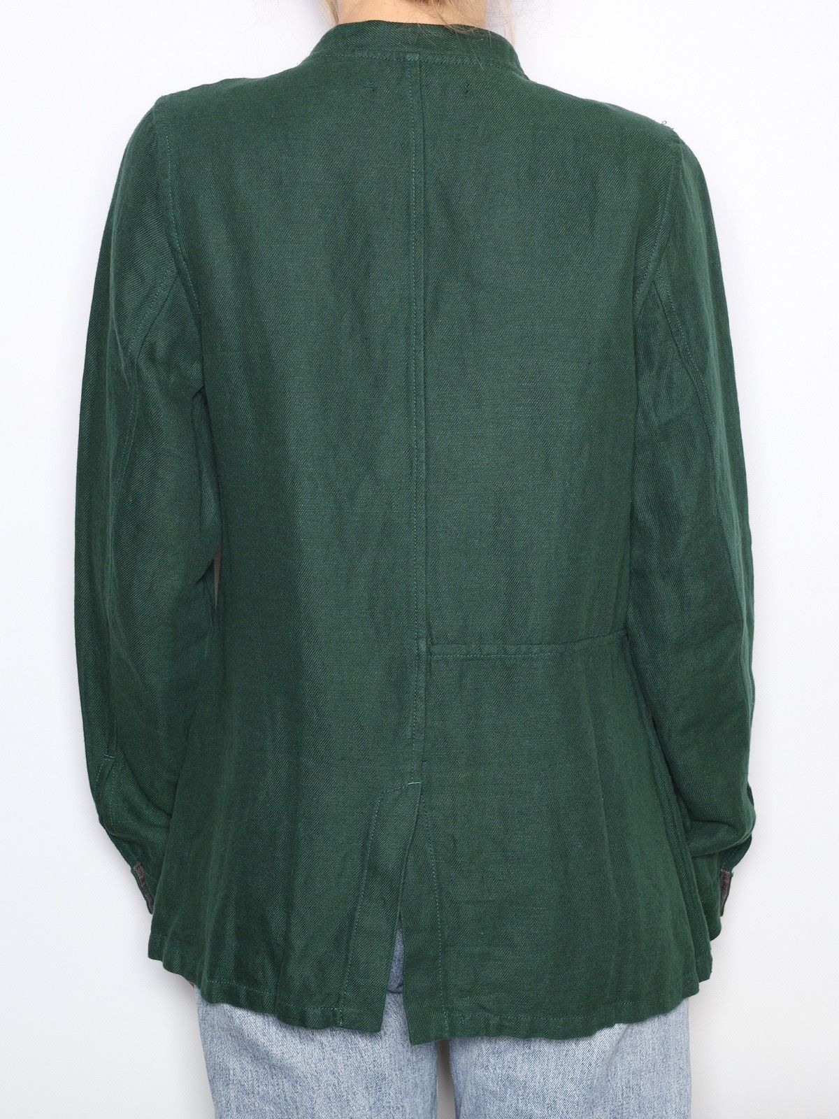Gudrun Sjoden Gudrun Sjoden Linen Cotton Green Shirt Size S / US 4 / IT 40 - 4 Thumbnail