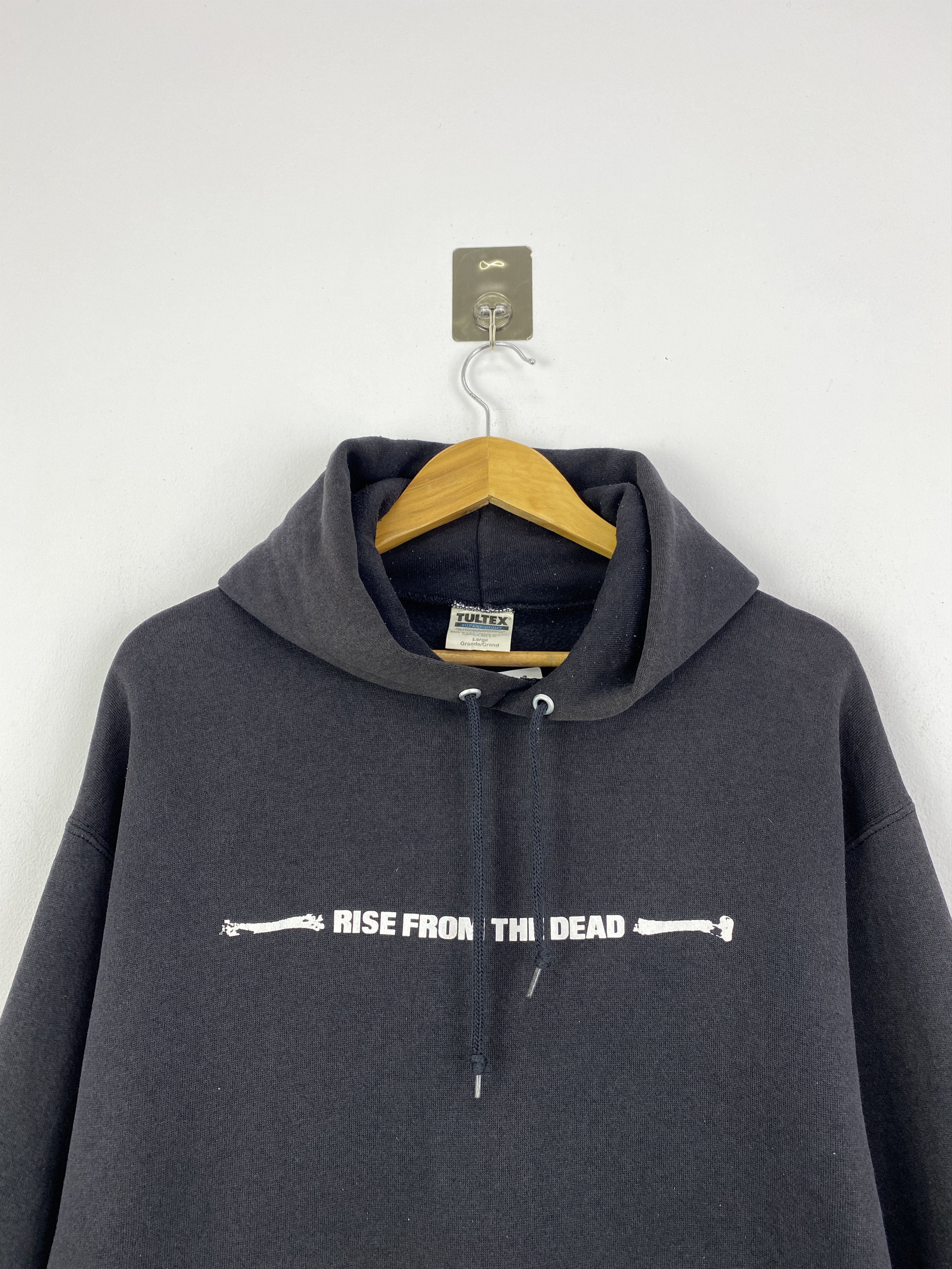 Tultex Vintage 90s Rise Of The Dead Hoodie SH0148 Size US L / EU 52-54 / 3 - 2 Thumbnail