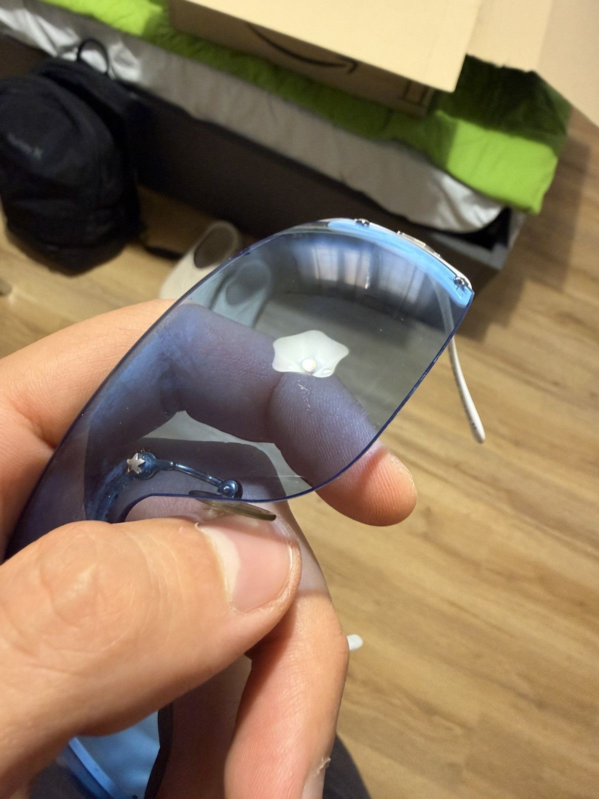 Dior RARE DIOR SKI 6 BLUE/WHITE SUNGLASSES Size ONE SIZE - 9 Thumbnail