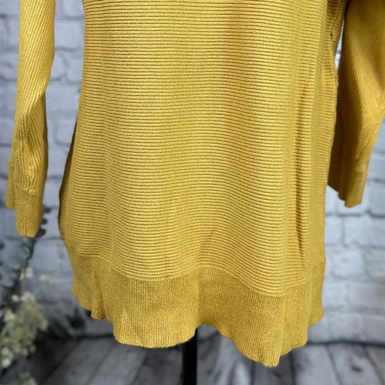 Other Cable & Gauge Ribbed Boat Neck Tunic - Golden - size L Size L / US 10 / IT 46 - 8 Thumbnail