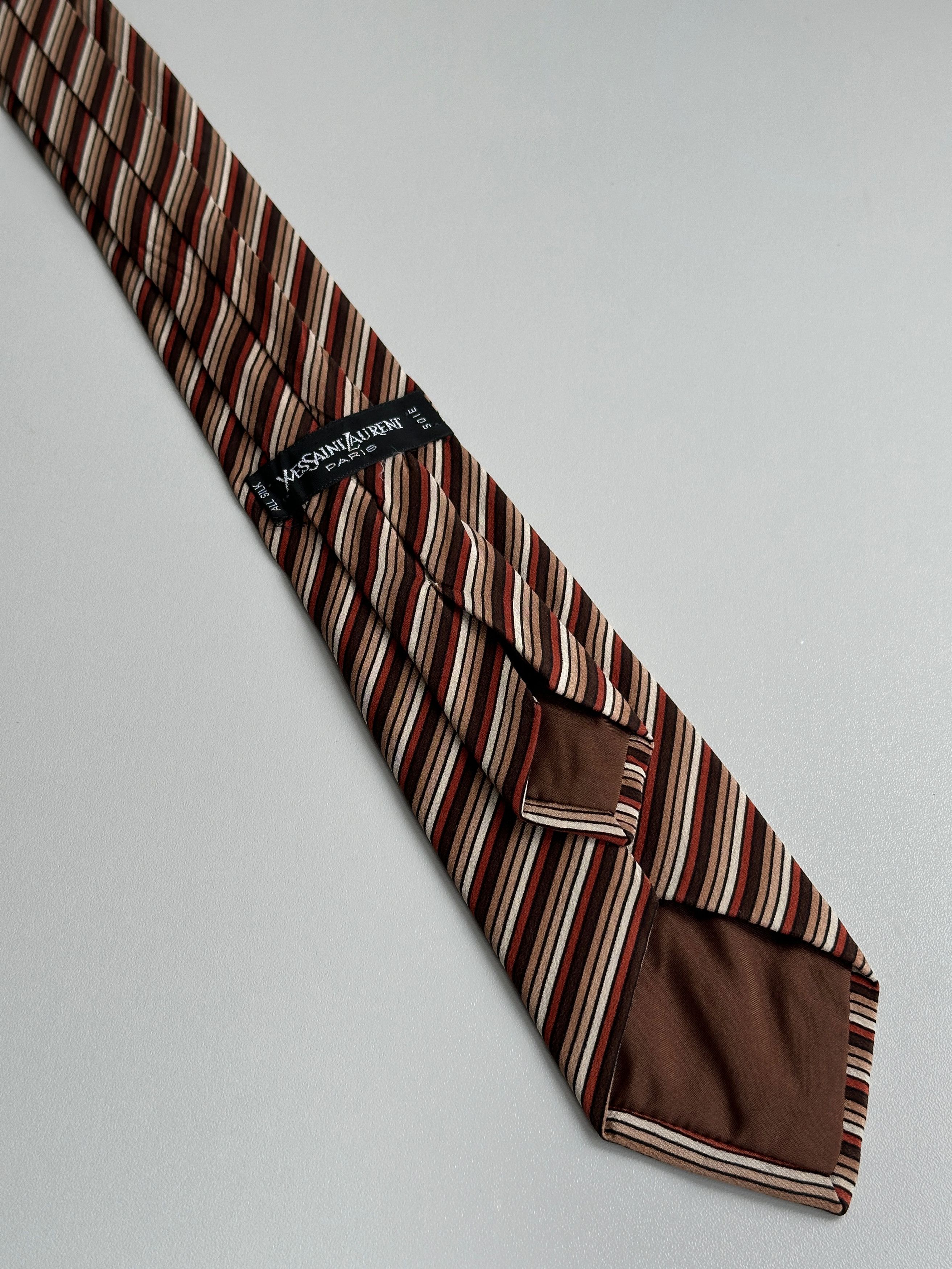 Vintage × Yves Saint Laurent Vintage Yves Saint Laurent YSL Silk Tie Size ONE SIZE - 3 Thumbnail