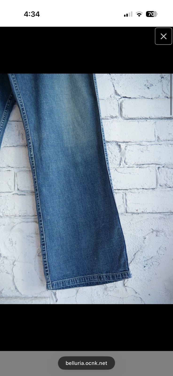 MAATEE & SONS MAATEE&SONS US NAVY DENIM PANTS MT4303-0217A） Size US 32 / EU 48 - 3 Thumbnail