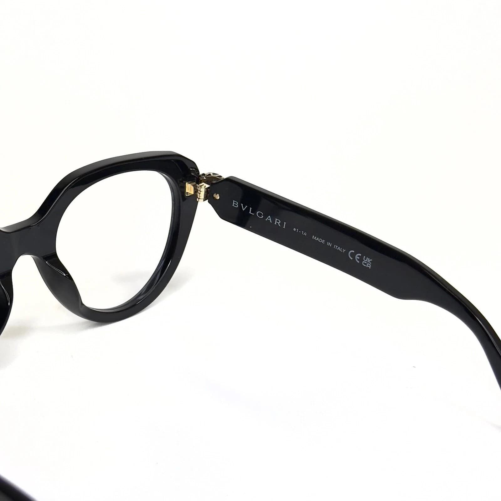 Bvlgari BVLGARI 50003 Serpenti BV50003I Black Optical Eyeglass Style Size ONE SIZE - 4 Thumbnail