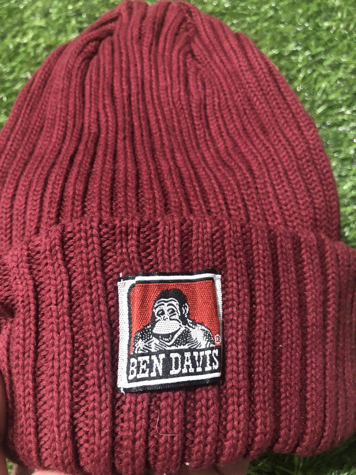 Ben Davis × Vintage VTG x BEN DAVIS BEANIE RED Size ONE SIZE - 5 Thumbnail