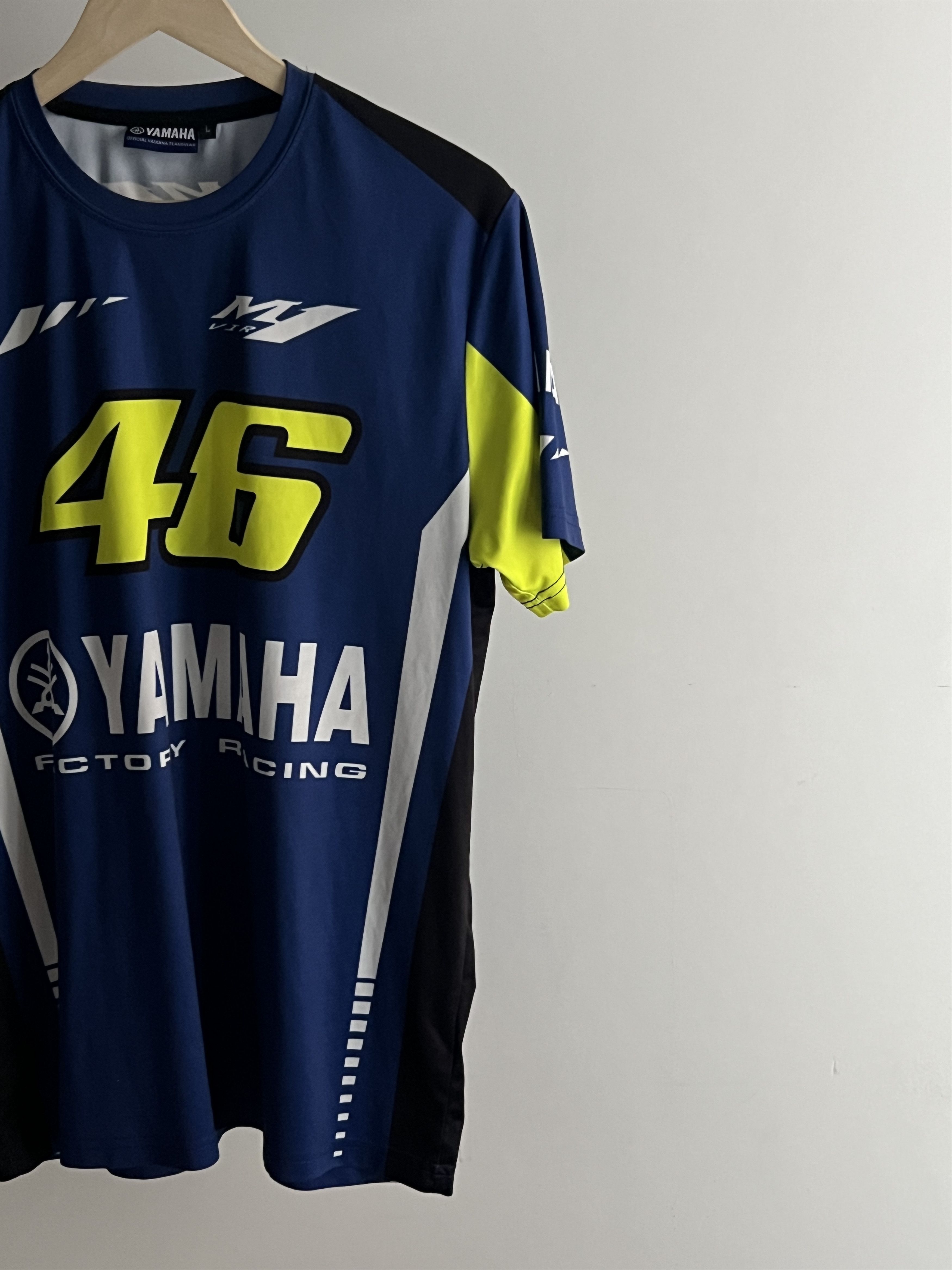 Japanese Brand × Yamaha Yamaha Vale 46 Y2k Racing Japanese Streetwear Style t-shirt Size US L / EU 52-54 / 3 - 2 Thumbnail