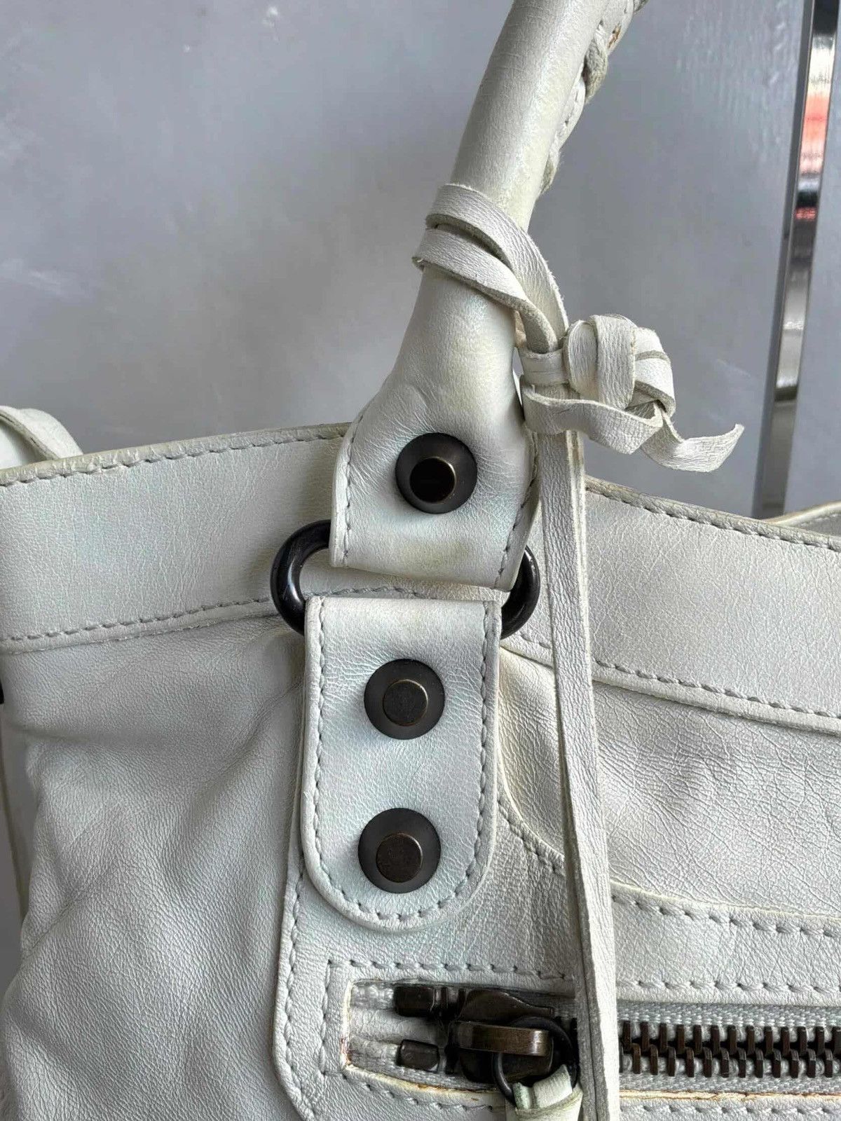 Balenciaga Balenciaga - City ‘Le First’ Lambskin Leather Shoulder Bag Size ONE SIZE - 8 Thumbnail