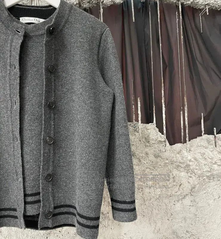 Dior Dior Gray Long Sleeve Cardigan for Women . Size XXS / US 00 / IT 34 - 6 Thumbnail