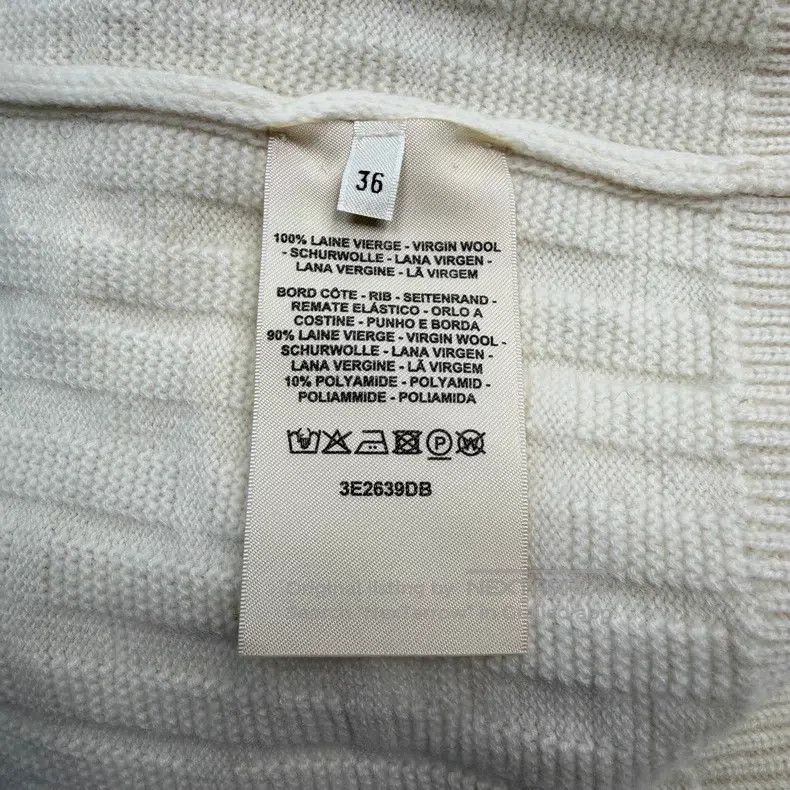 Hermes Hermes Milk white H logo wool vest Size XS / US 0-2 / IT 36-38 - 6 Thumbnail