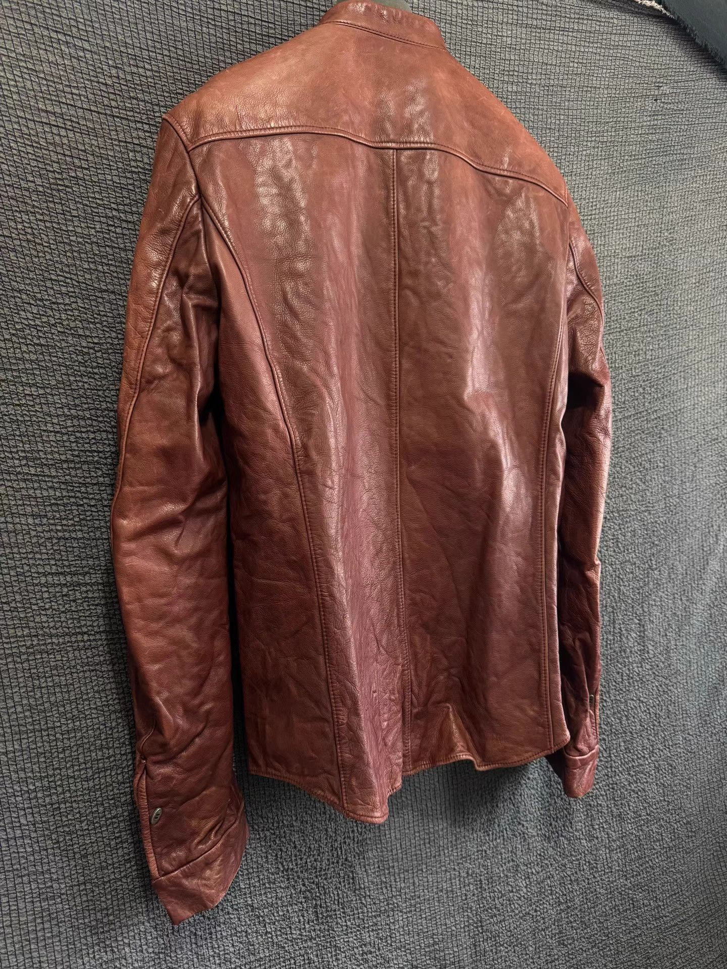 Carpe Diem Carpe Diem 02AW blood red avant-garde leather jacket. Size US S / EU 44-46 / 1 - 3 Thumbnail