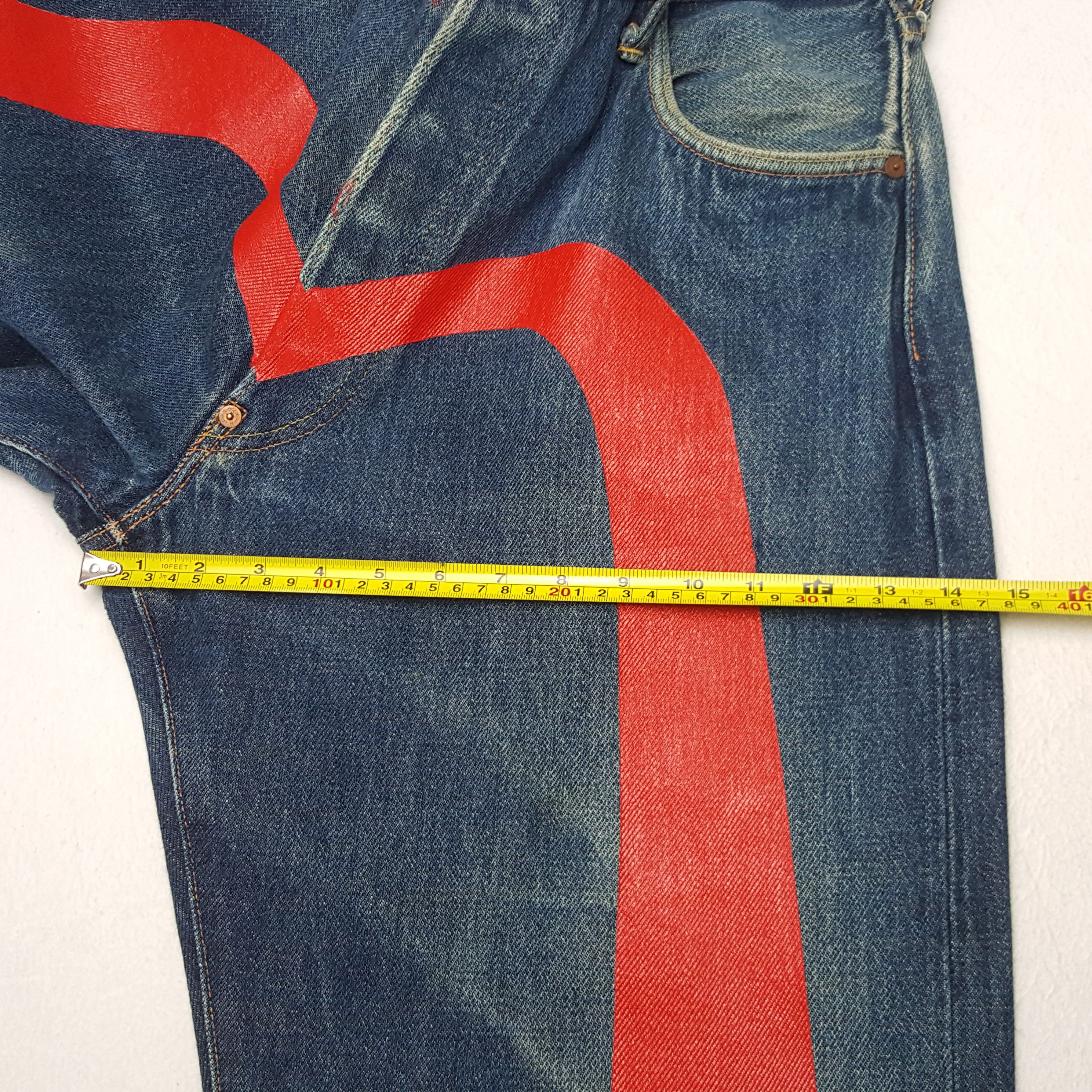 Evisu Vintage Evisu Japanese Brand Daicock Custom Art Denim Jeans Size US 32 / EU 48 - 11 Thumbnail