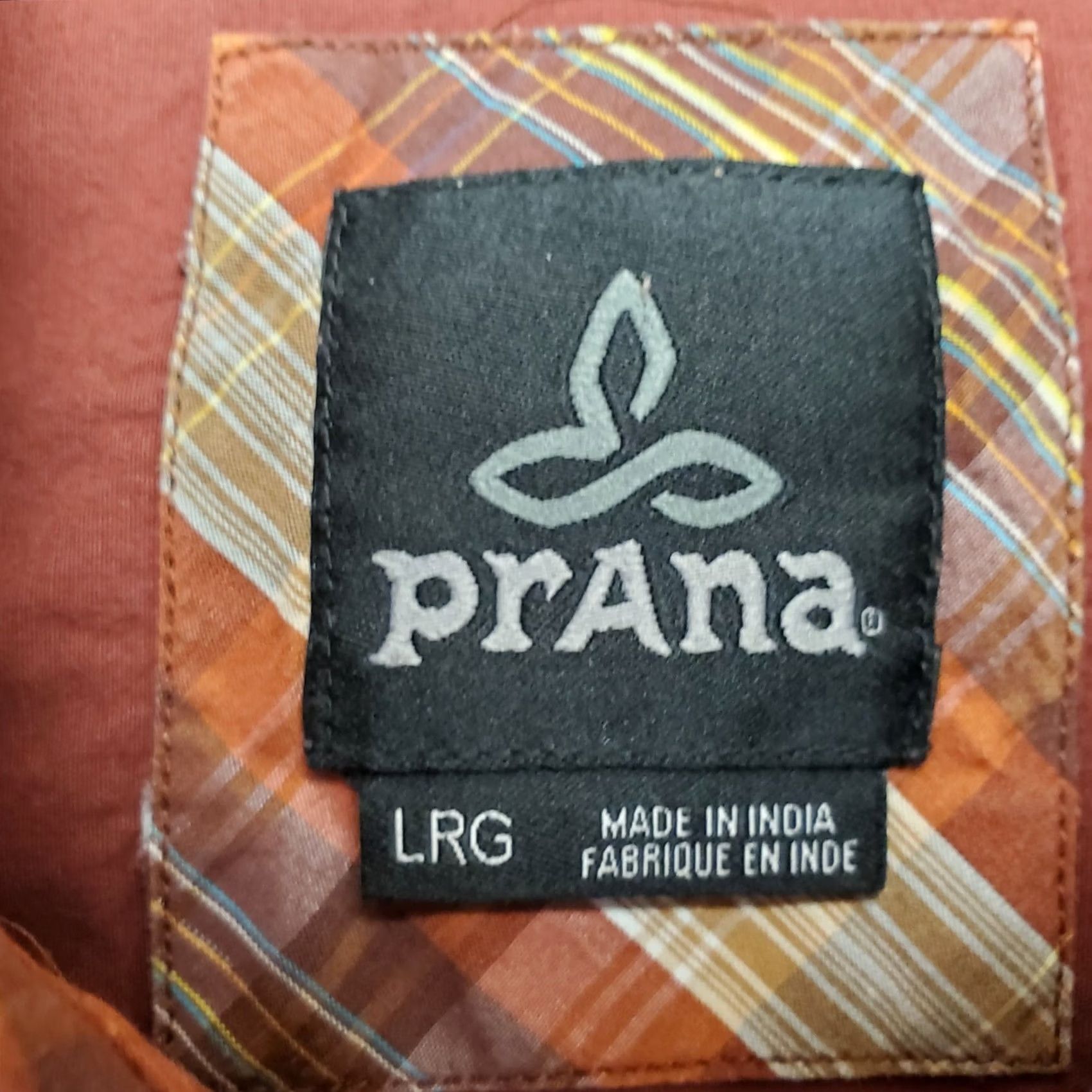 Prana Prana Shirt Mens L Brown Plaid Organic Cotton Blend Western Outdoor Casual Button-Up Short Sleeve Collared Pockets Size US L / EU 52-54 / 3 - 3 Thumbnail