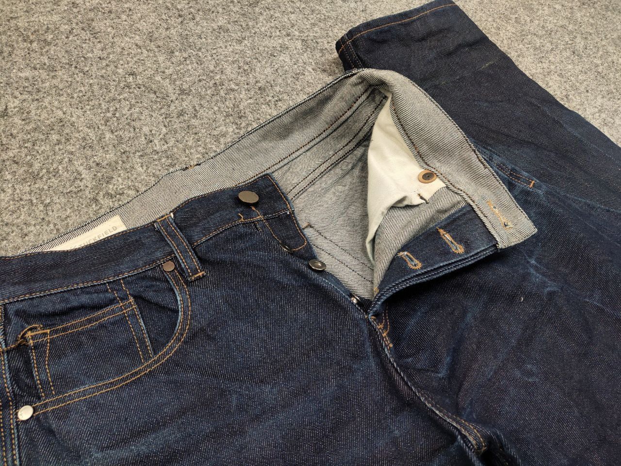 King & Tuckfield King & Tuckfield 13oz Japan Handcrafted Selvedge Denim Jeans Size US 30 / EU 46 - 13 Thumbnail