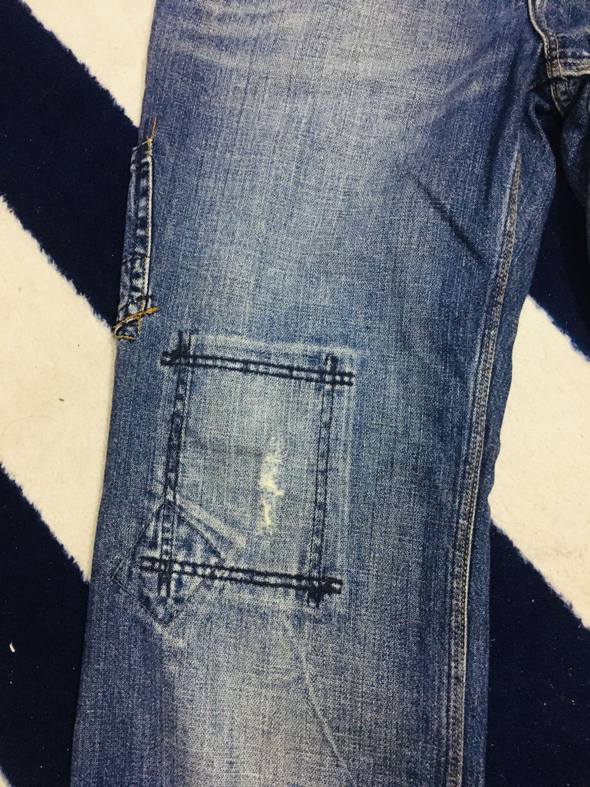 Jean × The Unbranded Brand Unbranded Nice Design Jeans (18) Size US 34 / EU 50 - 6 Thumbnail
