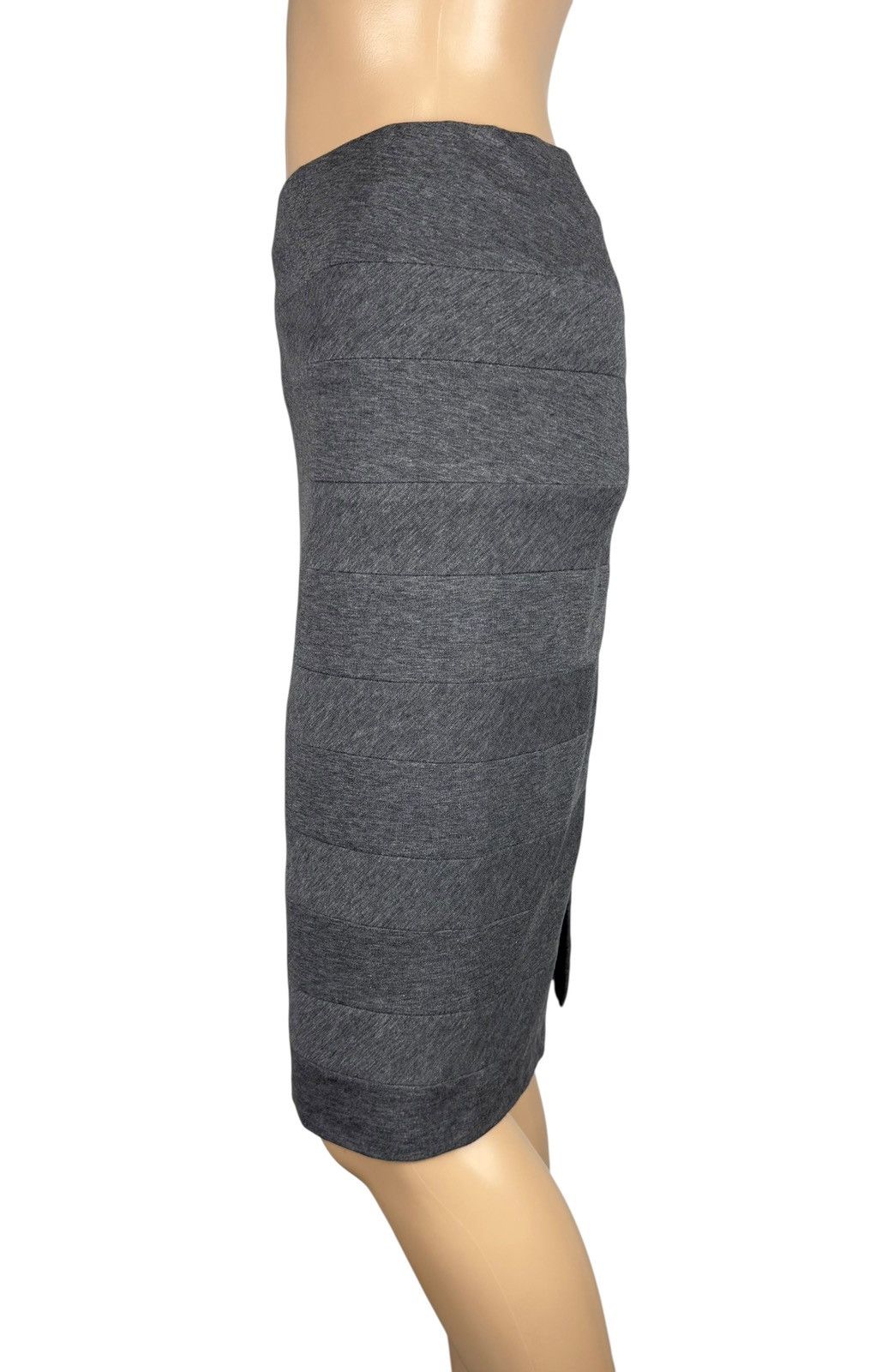 Brunello Cucinelli Brunello Cucinelli Cotton Pencil Skirt Structured Striped Size 26" / US 2 / IT 38 - 5 Thumbnail
