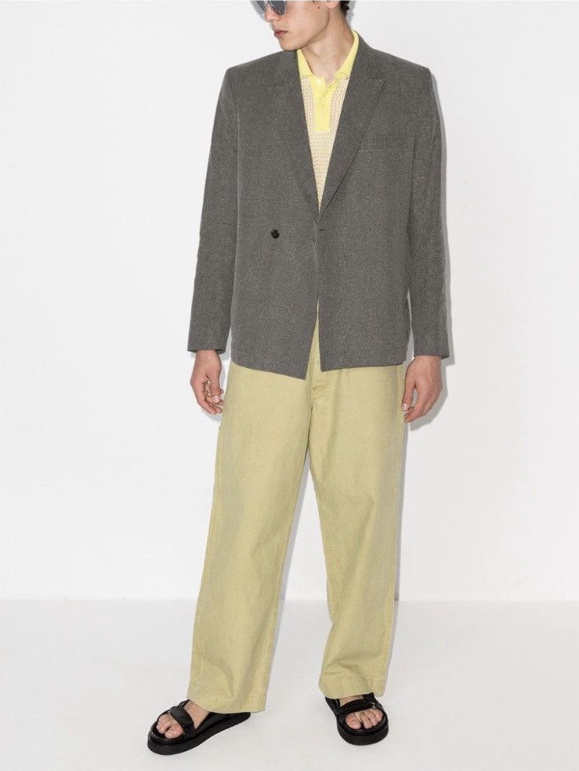 Jacquemus Linen blend blazer jacket Size 48R - 2 Thumbnail