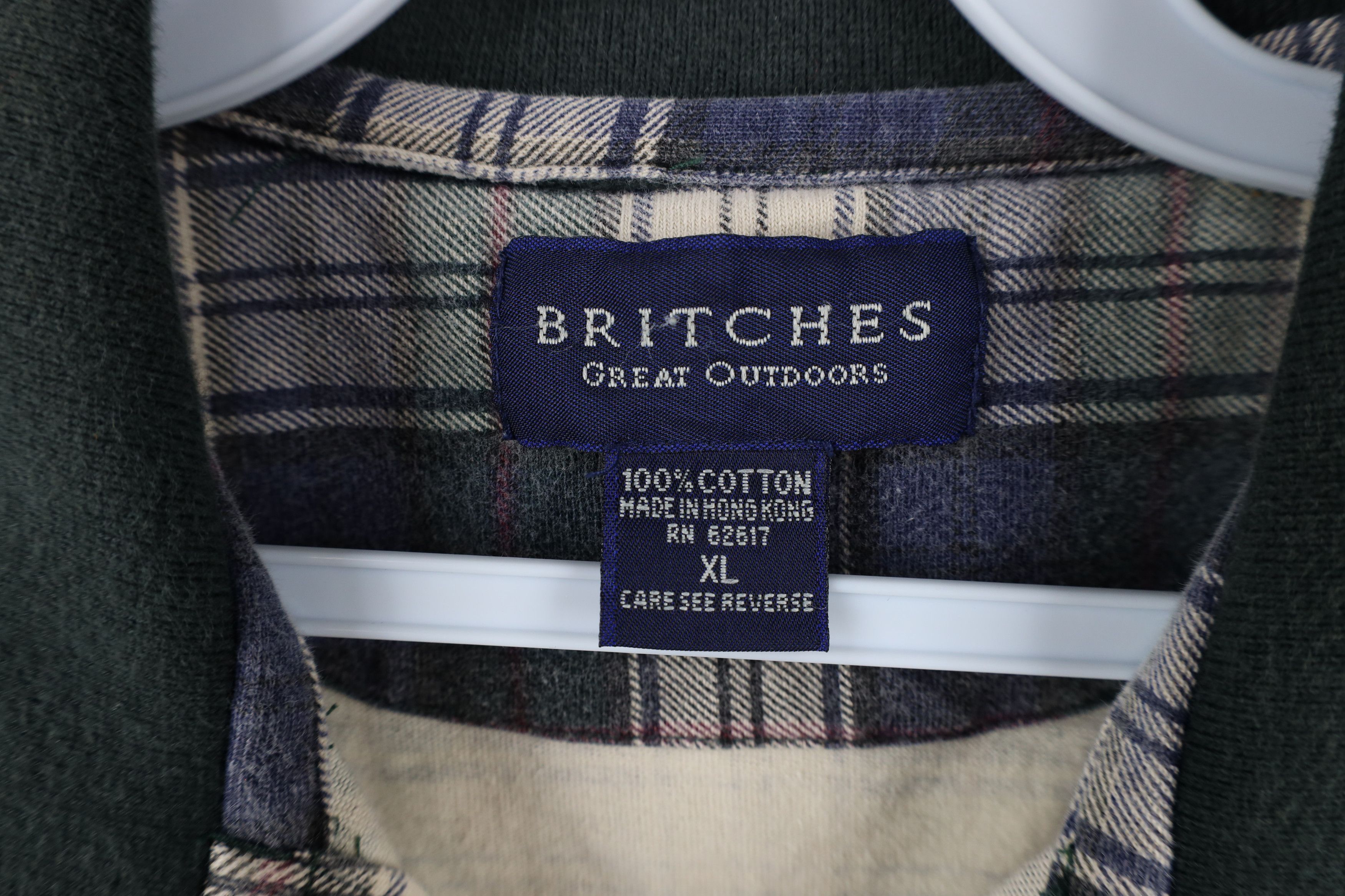 Vintage Vintage 90s Streetwear Plaid Collared Polo Shirt Cotton Size US XL / EU 56 / 4 - 5 Thumbnail