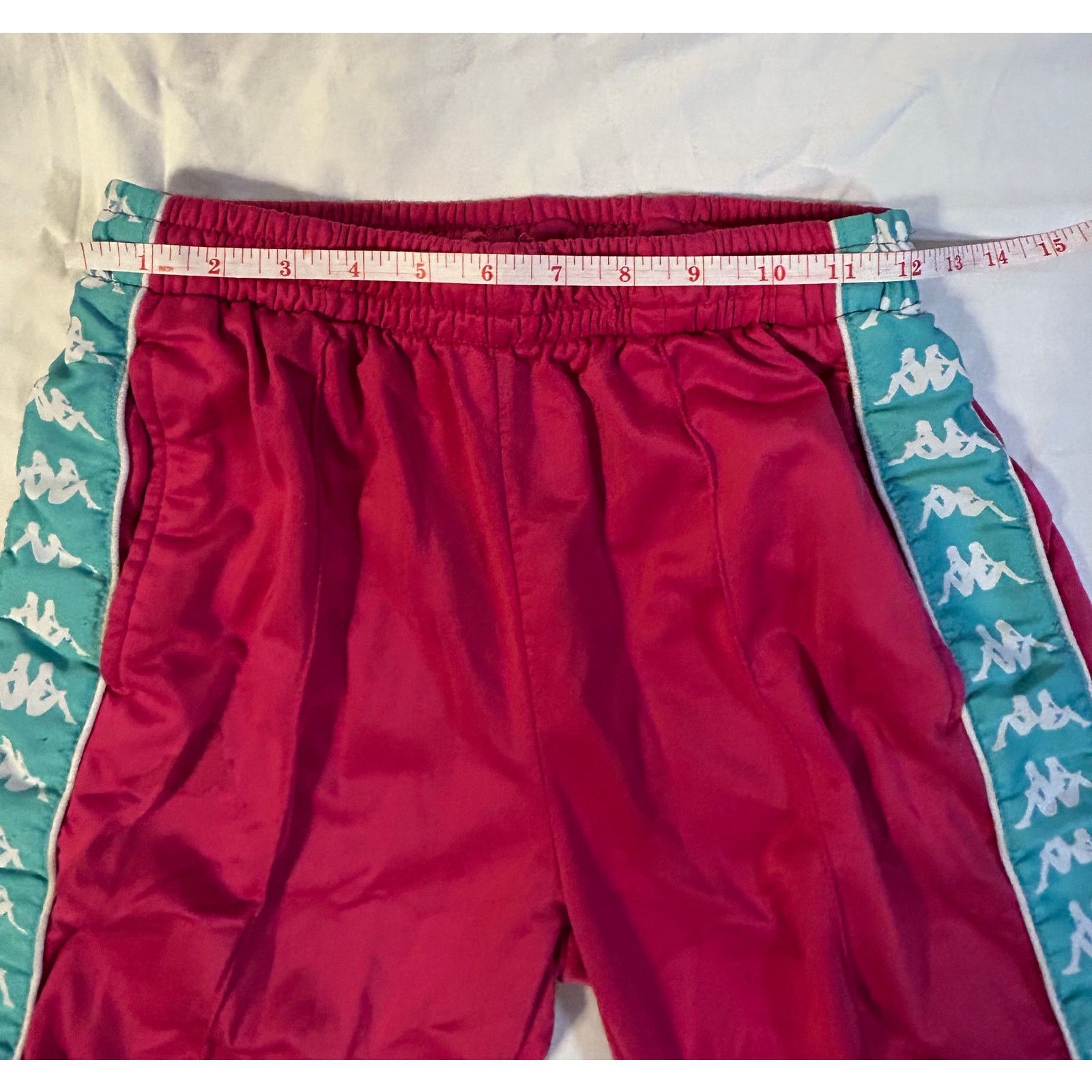 Kappa Kappa Iconic Track Joggers - Retro Red Aqua Women’s Size 0 Size 25" / US 0 / IT 36 - 4 Thumbnail