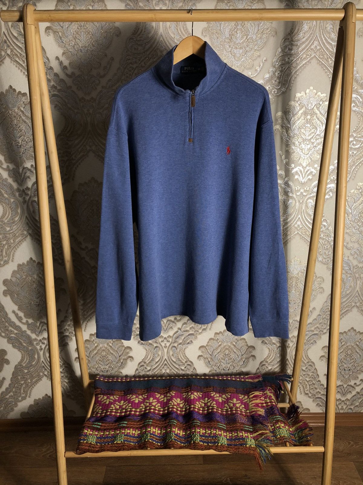 Polo Ralph Lauren VINTAGE POLO RALPH LAUREN 1/3 ZIP SWEATER CASUAL CLASSIC 90s Size US XL / EU 56 / 4 - 1 Thumbnail