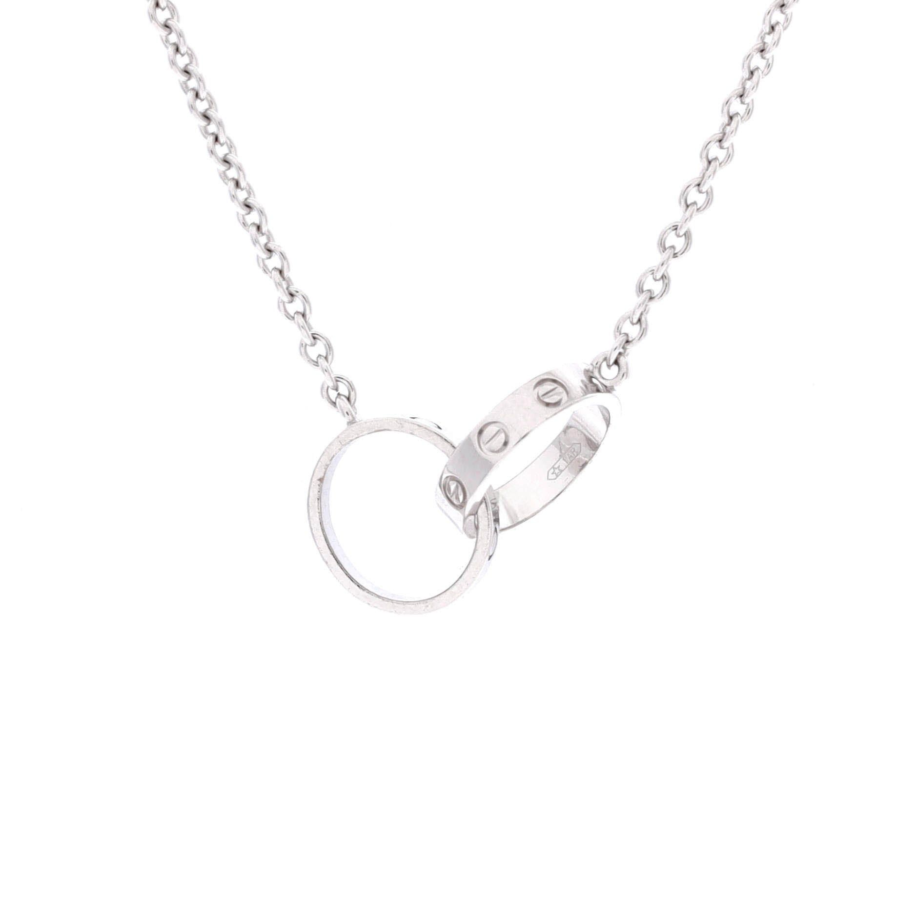 Cartier Love Interlocking Necklace Size ONE SIZE - 1 Thumbnail