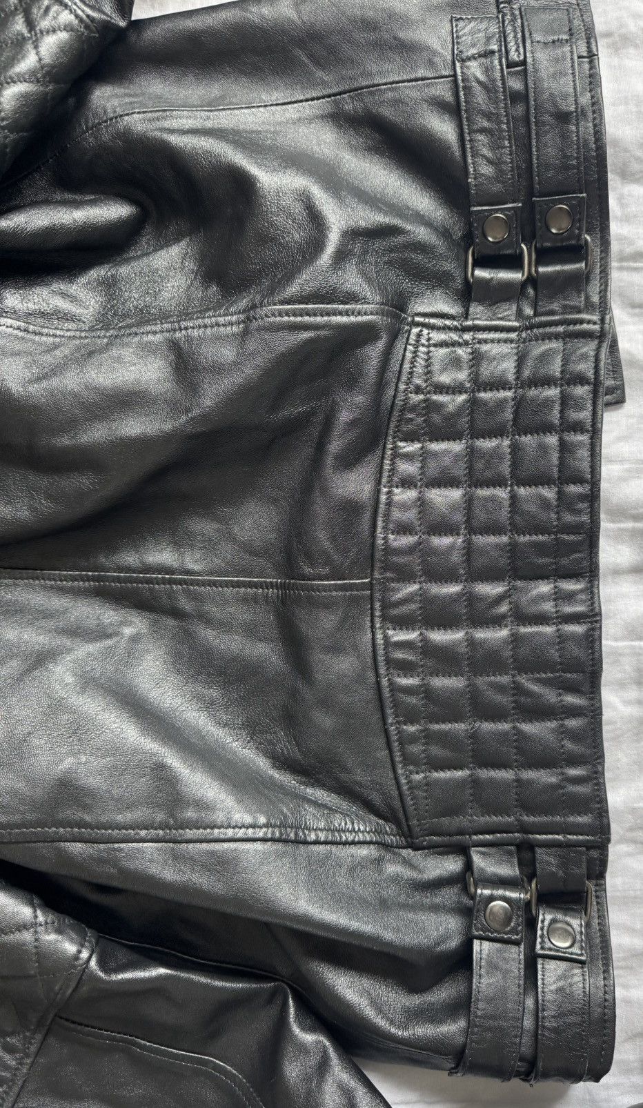 Genuine Leather × The Leather Shop Lambskin Black Leather Jacket Size US XL / EU 56 / 4 - 8 Thumbnail