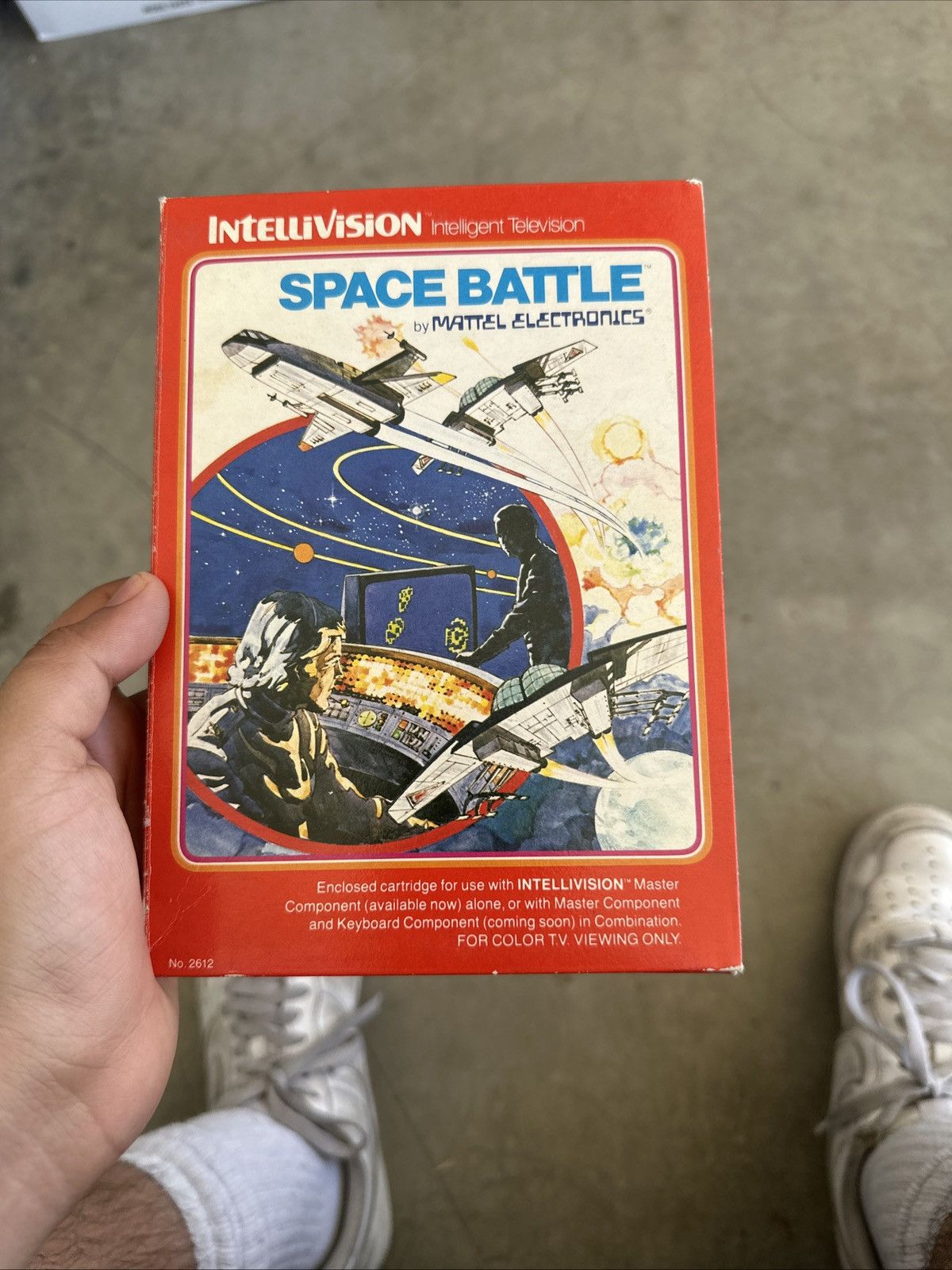 Nintendo Space Battle Mattel Intellivision 1979 Video Game in Box Size ONE SIZE - 6 Thumbnail