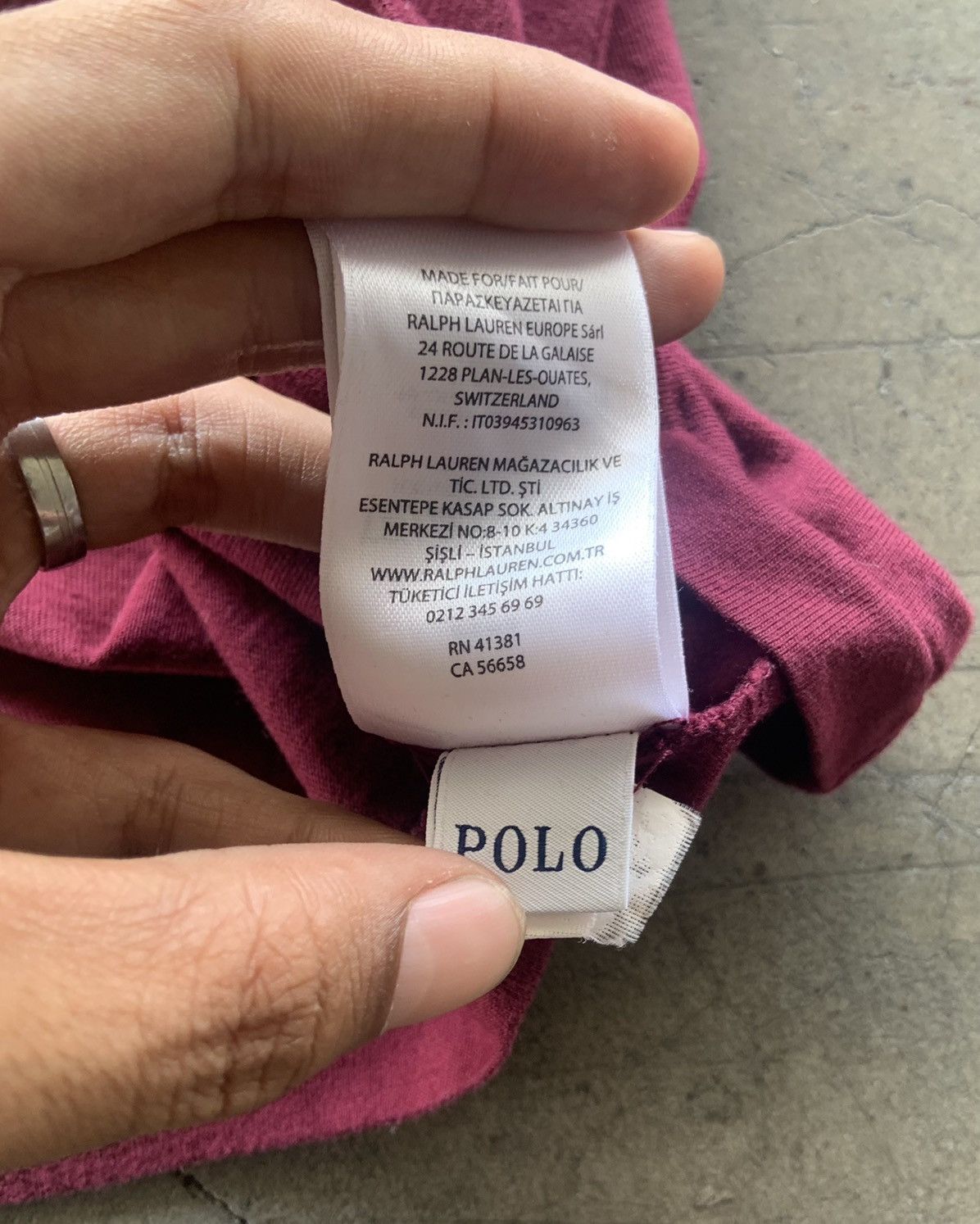 Japanese Brand × Polo Ralph Lauren × Vintage 2000s Polo Ralph Laurent Burgundy Size US L / EU 52-54 / 3 - 5 Thumbnail