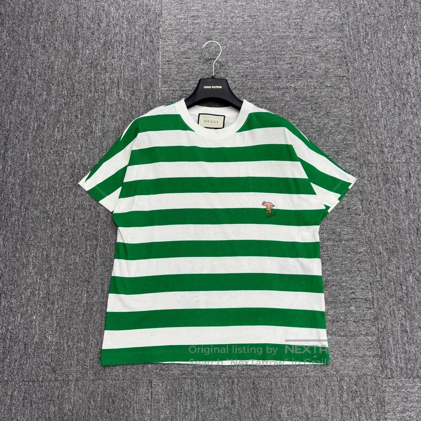 Gucci Guicci Short-sleeved shirt with embroidered letter pattern Size US S / EU 44-46 / 1 - 1 Thumbnail