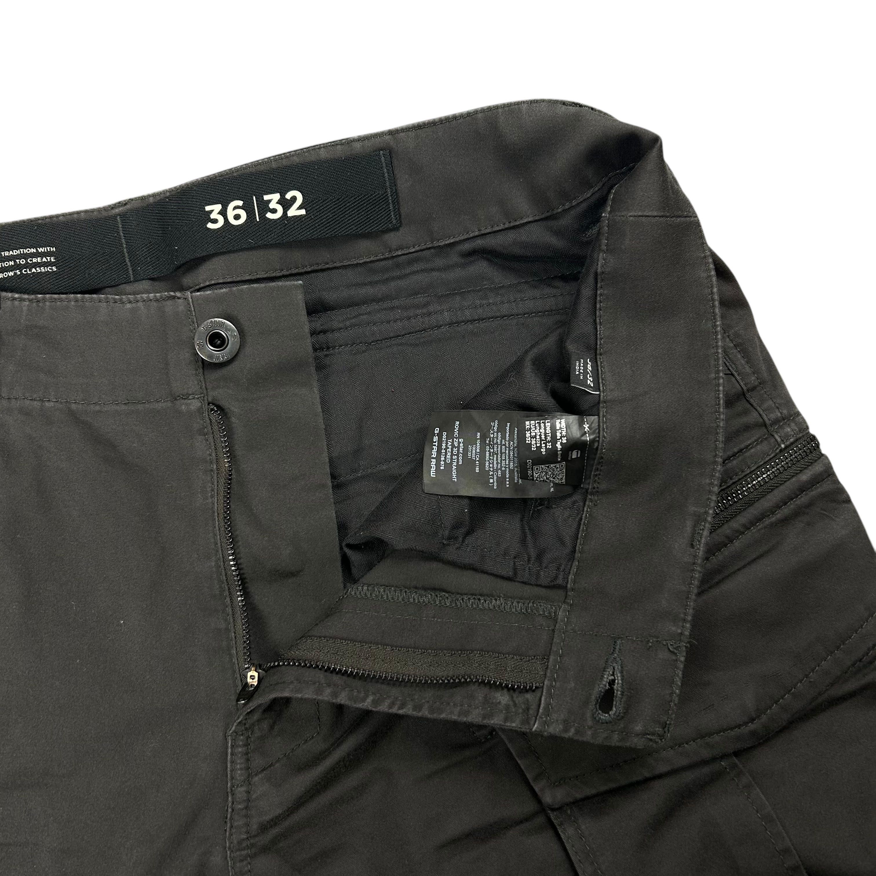 G-Star G-star Raw Gray Cargo Pants Rovic Men's W36L32 Size US 36 / EU 52 - 5 Thumbnail