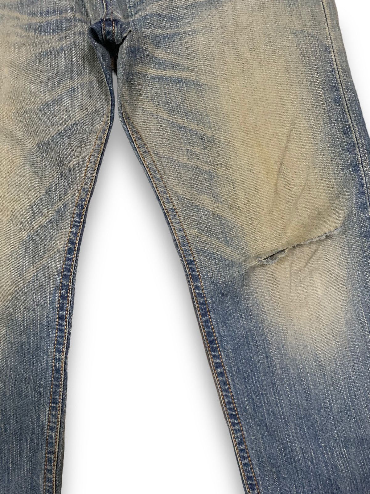 Edwin Vintage Edwin XV Mud Wash Distressed Grunge Jeans Size US 31 - 8 Thumbnail