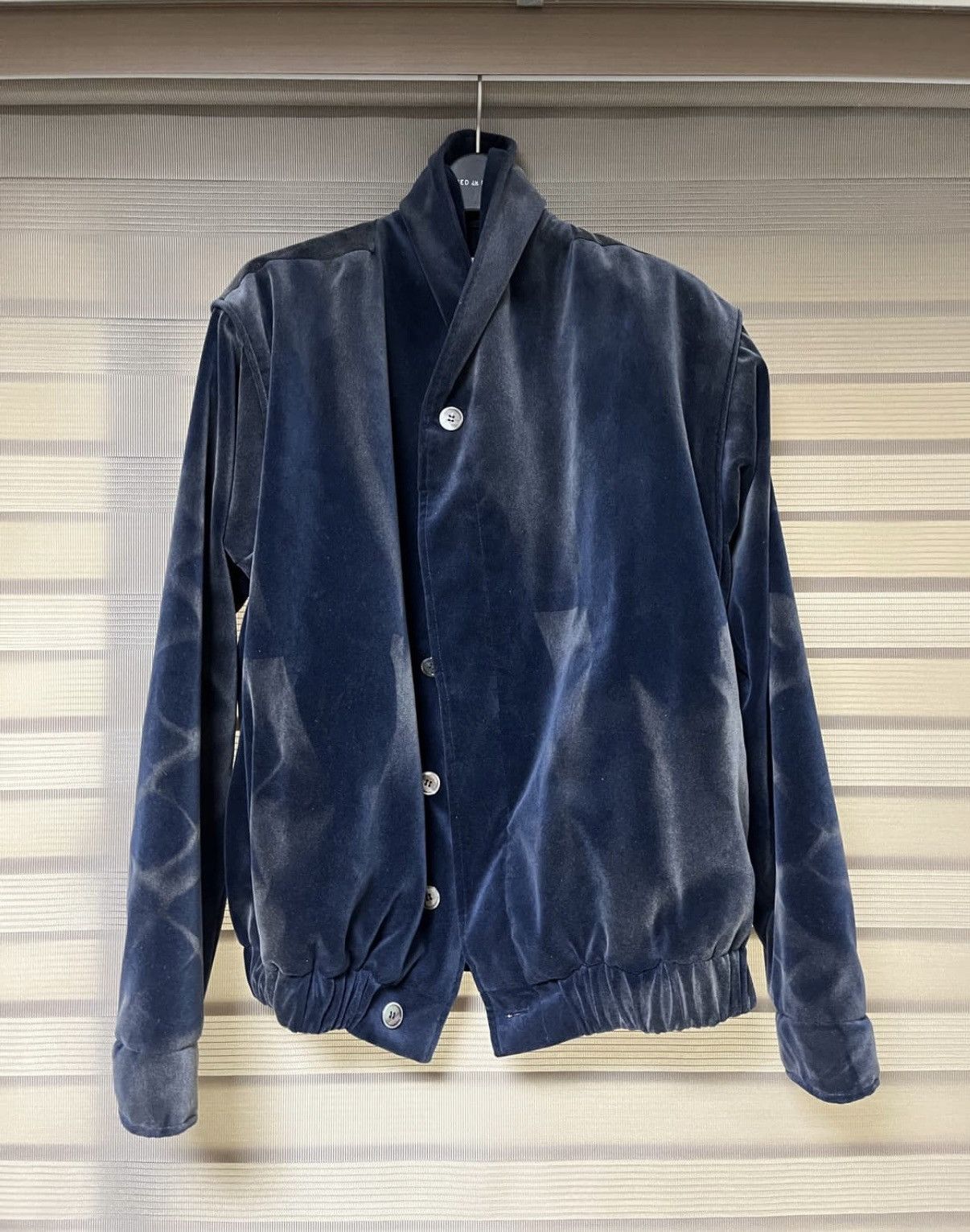 JiyongKim [M] Jiyongkim 22AW shawl collar bomber jacket navy Size US M / EU 48-50 / 2 - 2 Thumbnail