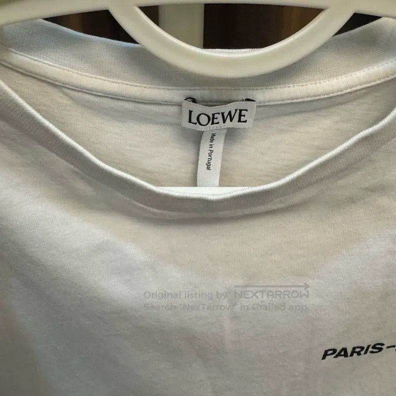 Loewe Loewe White short sleeves behind the snow mountain Size L / US 10 / IT 46 - 2 Thumbnail