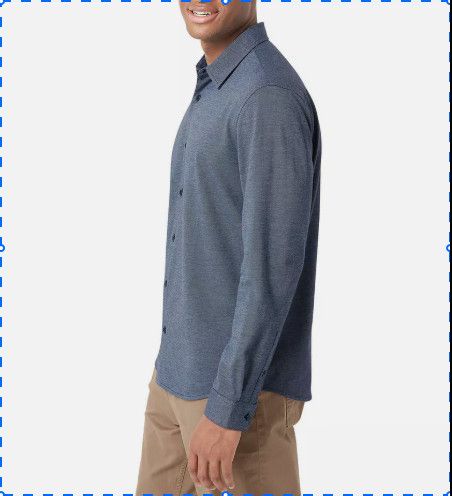 DKNY DKNY Men's Knit Button-Up Shirt SZ L Size US L / EU 52-54 / 3 - 2 Thumbnail