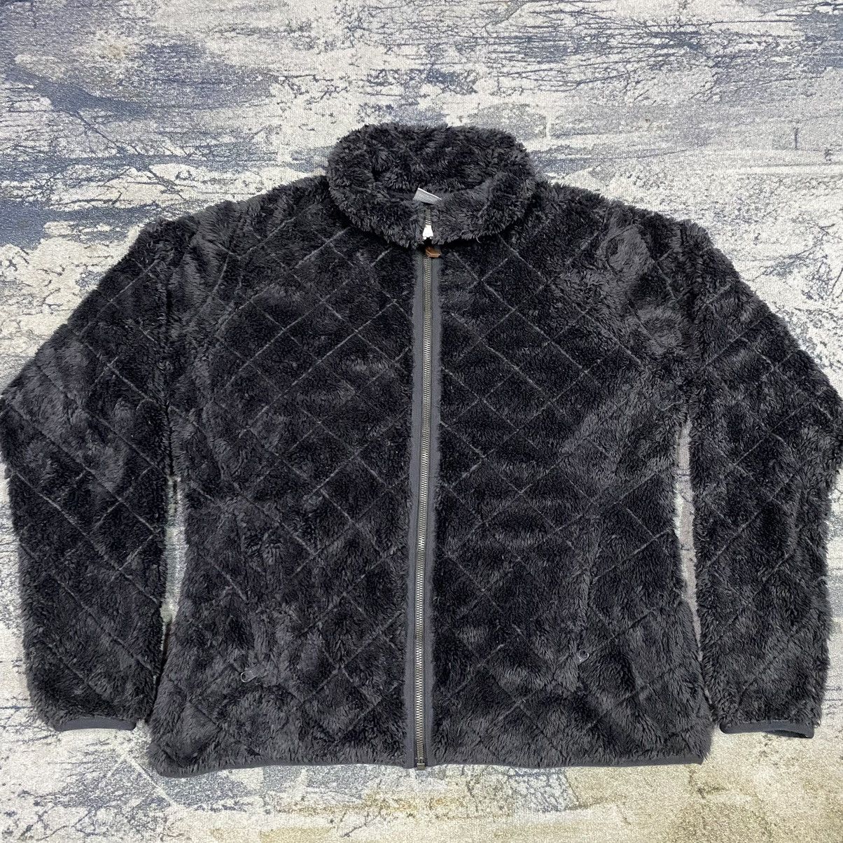 Columbia × Vintage Vintage Colombia Sherpa Quilted Zipper Jacket Sweater Size L / US 10 / IT 46 - 2 Thumbnail
