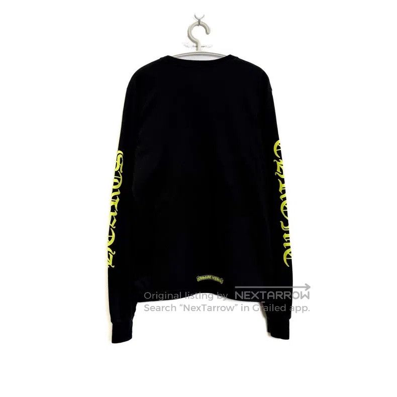 Chrome Hearts CHROME HEARTS Size M Black and yellow logo long-sleeve shir Size US M / EU 48-50 / 2 - 2 Thumbnail
