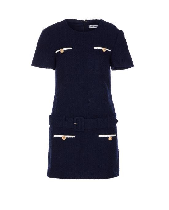 Self-Portrait SELF PORTRAIT Women Mid Skirts 094S BLUE Blue