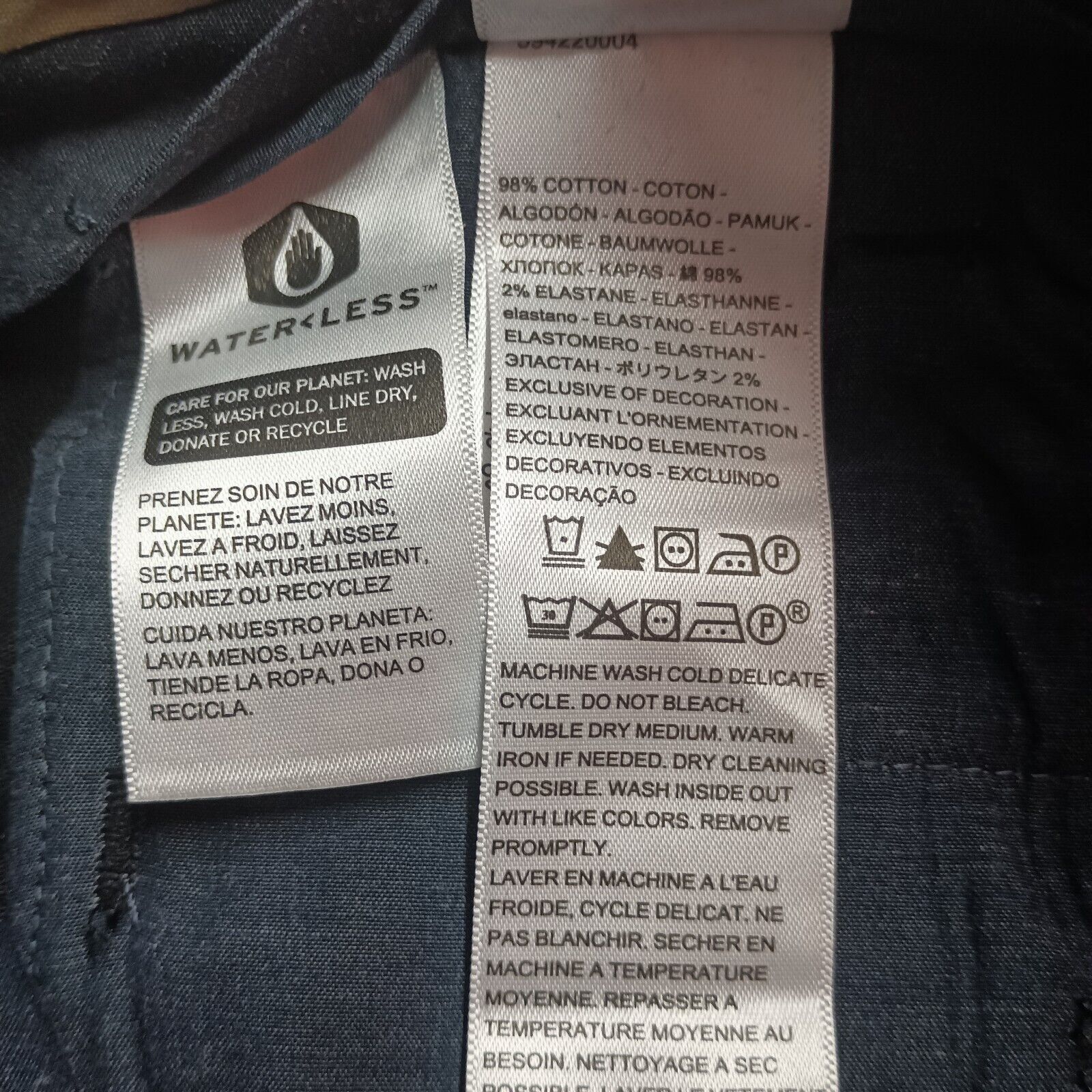 Dockers Dockers Signature Khakis Men's 48x29 Black Straight Classic Size US 44 / EU 60 - 5 Thumbnail