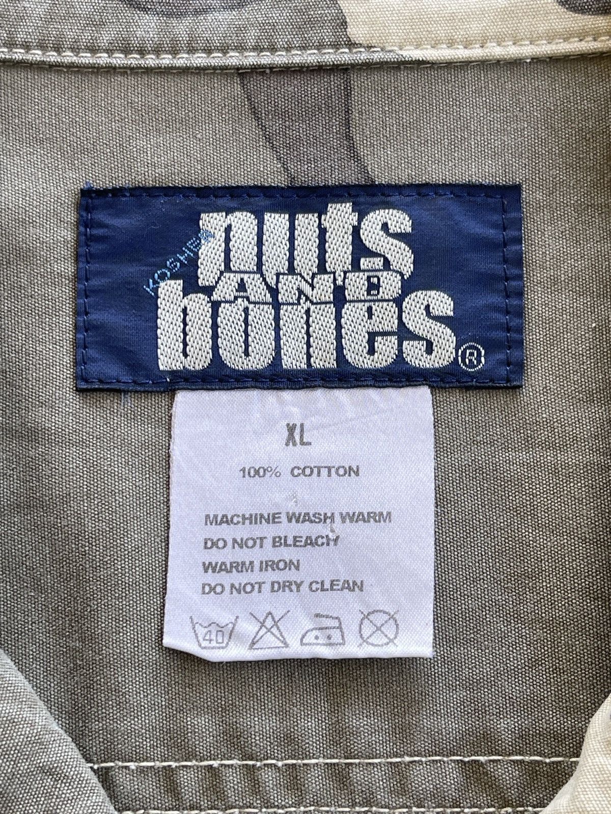Japanese Brand Kosher Nuts And Bones Camo Skateboarding Shirt Size US XL / EU 56 / 4 - 7 Thumbnail