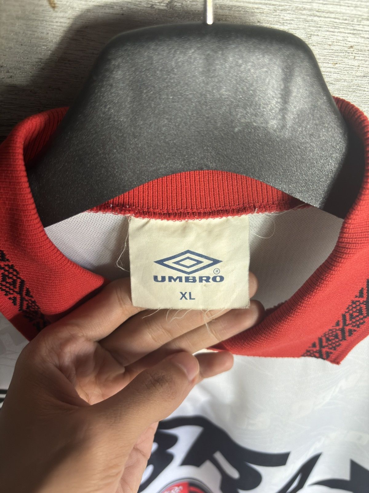 Umbro Vintage 93/94 Flamengo Away Jersey Size US XL / EU 56 / 4 - 5 Thumbnail